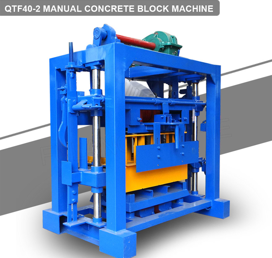 Concrete cement brick machine