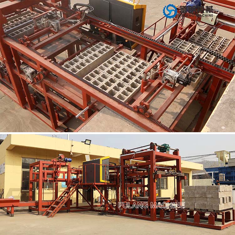 "block cuber machine, brick collecting machine